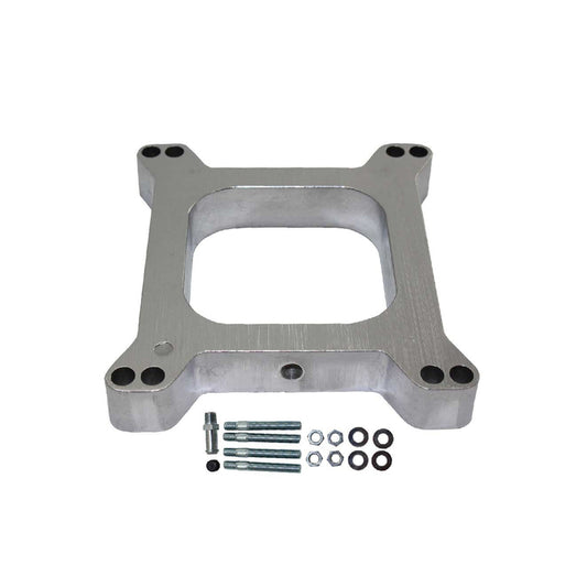 Proflow PFECS410 Aluminium Spacer 1 inch. Open with Vacuum Port Holley 4150 Carburettor Spacer Each