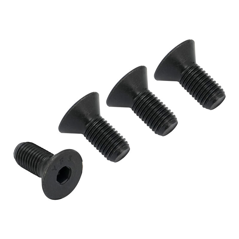Proflow PFE-R0005BK Water Pump Pulley Bolts To Suit Allloy Pulley Countersunk Black 5/16 in.-24 x 3/4 in. Set Of 4