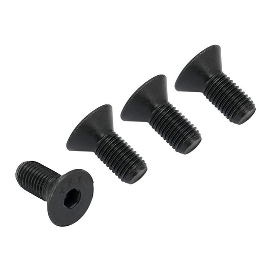 Proflow PFE-R0005BK Water Pump Pulley Bolts To Suit Allloy Pulley Countersunk Black 5/16 in.-24 x 3/4 in. Set Of 4