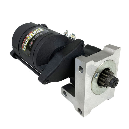 Proflow PFEPM9500 Starter Motor Power Torque Mini Black Wrinkle For Chevrolet V8 1.4Kw Staggered Mount 168 Tooth Flywheel