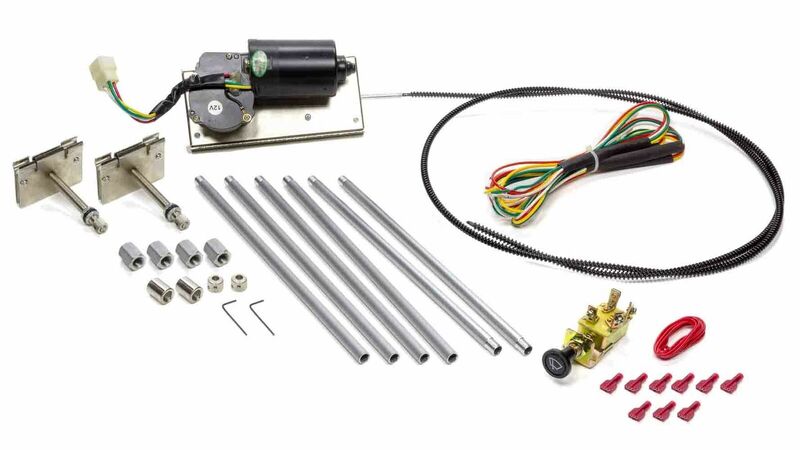 Proflow PFEHRW-400 Universal Hot Rod Windscreen Wiper Set Remote 2 speed Cable Driven Self Park Kit