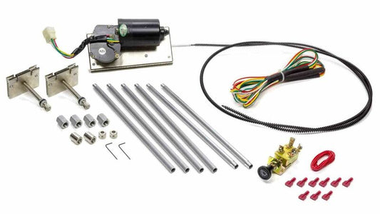 Proflow PFEHRW-400 Universal Hot Rod Windscreen Wiper Set Remote 2 speed Cable Driven Self Park Kit