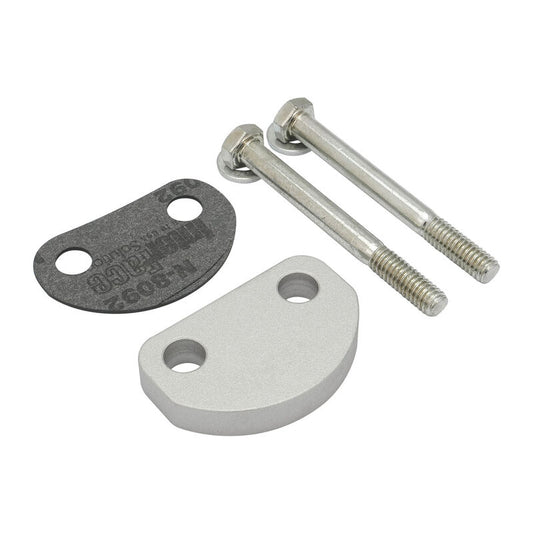 Proflow PFEM2750-CBO Intake Manifold D Choke Block Off Plate With Gasket Bolts Ford 302 351 Cleveland Aluminium Suits Early Ford Oem & 2750 Manifolds Kit