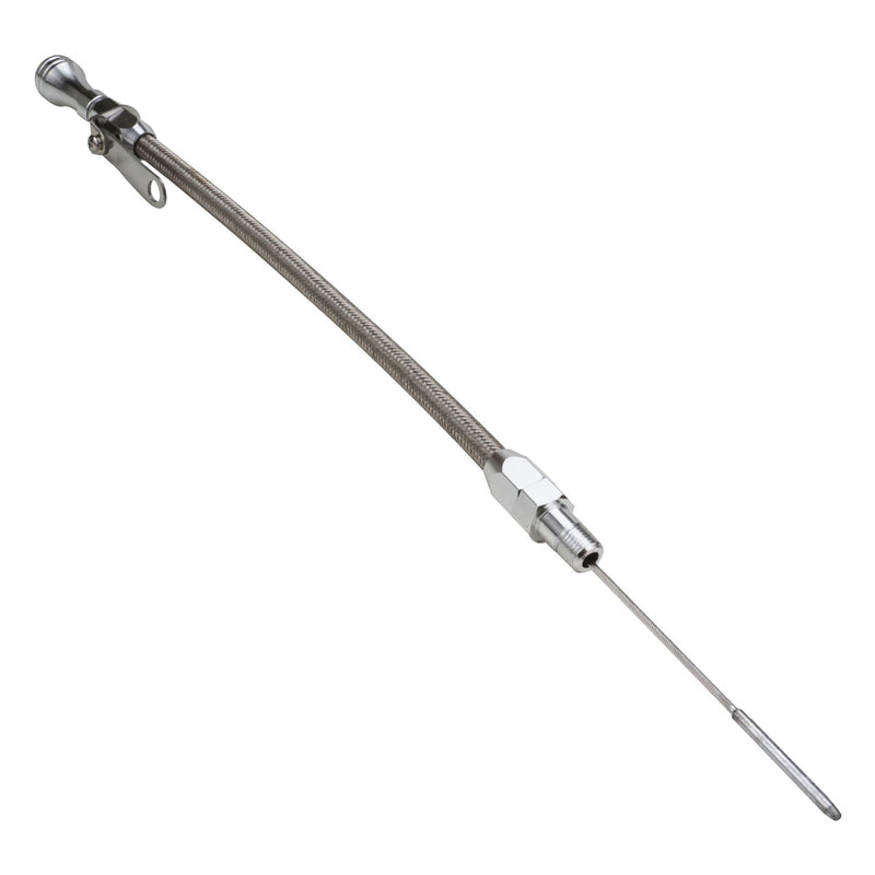 Proflow PFE-R5110 Engine Oil Dipstick Universal Steel Chrome Handle 1/4 in. NPT Fitting