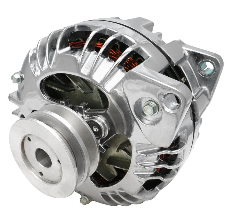 Proflow PFEPM17509 Alternator Power Spark External Regulator 100 Amp Chrome Plated For Chrysler For Dodge For Plymouth Aluminium 2-groove pulley Each