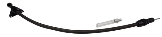 Proflow PFE-R5106BK Transmission Dipstick Braided Stainless/Black Steel Firewall Mount 700R4 4L60E Each