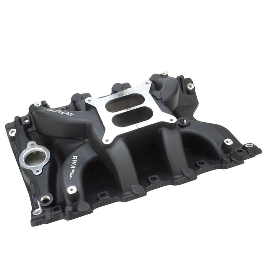 Proflow PFEM7594-BK Intake Manifold AirMax Dual Plane For Holden Commodore V8 VN Heads 253 304 308 Aluminium Black Square Bore