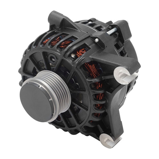 Proflow PFEPM3908BK Power Spark Alternator For Ford Falcon BA/BF/FG XR8 5.4L V8 135 Amp 6-Groove Pulley Black Wrinkle Each