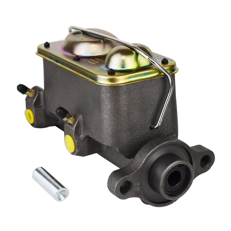 Proflow PFEMC3514BK Master Cylinder GM 70-80 Cast Iron Black 1-1.8 in. Bore Dual Bowl Left Port Each