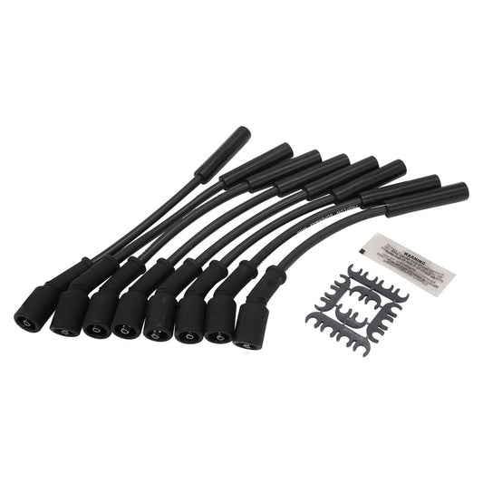 Proflow PFE-L85934BK SuperMax Wire Ignition Lead Kit 8.5mm Spiral Core Black LS Chevrolet Holden Commodore Set