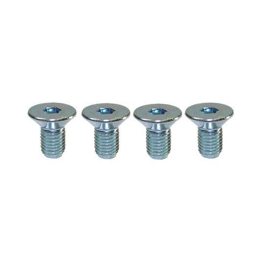 Proflow PFE-R0005 Water Pump Pulley Bolts To Suit Allloy Pulley Countersunk Silver 5/16 in.-24 x 5/8 in. Set Of 4