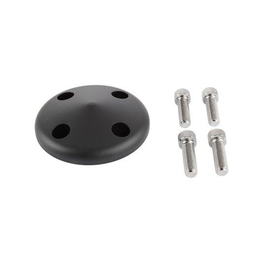 Proflow PFEP8864BK Pulley Nose Cone SB Chev Long Water Pump with Hardware Black Aluminium