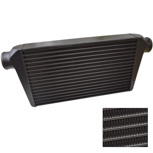 Proflow PFEIC600300-2BK Intercooler Race Series Universal Bar & Plate 600 x 300 x 125mm 3in. Outlets Aluminium Black