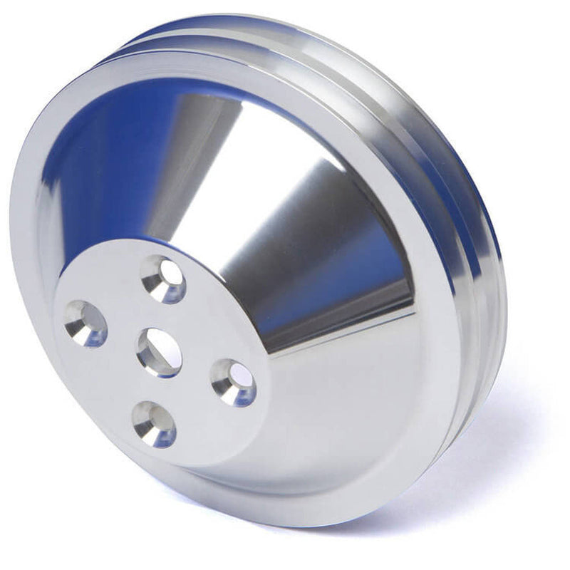 Proflow PFEP8856P Pulley V-Belt Water Pump SB Chev Long Water Pump 2-Groove Aluminium