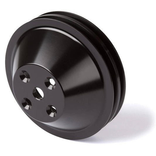 Proflow PFEP8856BK Pulley V-Belt Water Pump SB Chev Long Water Pump 2-Groove Black Aluminium