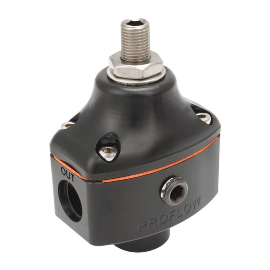 Proflow PFEFS13220 Fuel Pressure Regulator Carburettor Series II 3-10 PSI 2-Port -06AN Billet Aluminium Universal