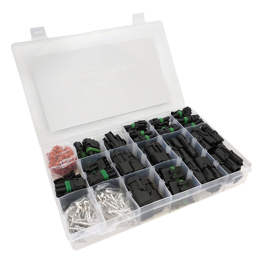 Proflow PFEELCKIT-3 Weatherpack Kit Waterproof Connector 372 Piece Assortment Kit