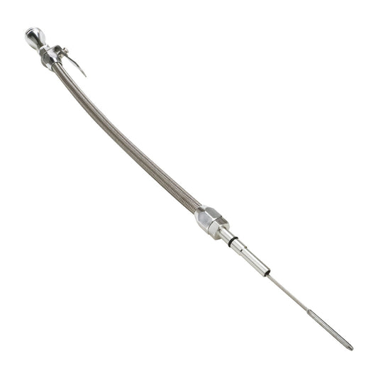 Proflow PFE-R5114 Engine Dipstick LS Engine Braided Stainless Steel Tumble Polished Chev For Holden Commodore LS Each