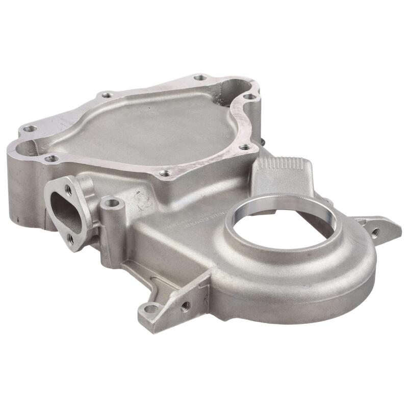 Proflow PFE-R6648 Timing Cover 1-Piece Aluminium Natural For SB Chrysler 273-318 360 Each