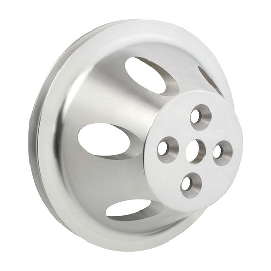 Proflow PFEP8850P Pulley V-Belt Water Pump SB Chev Short Water Pump 1-Groove Polished Aluminium