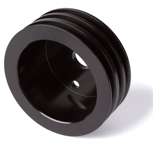 Proflow PFEP8859BK Pulley V-Belt Crankshaft SB Chev Long Water Pump 3-Groove Black Aluminium