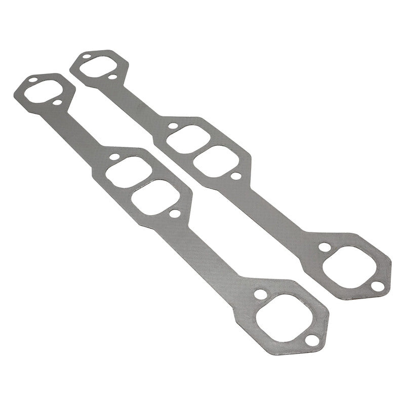 Proflow PFEEHPGM1-G Header Extractor Gasket For SB Chevrolet Stainless with Graphite Overlay 1.629" X 1.460" Port Pair