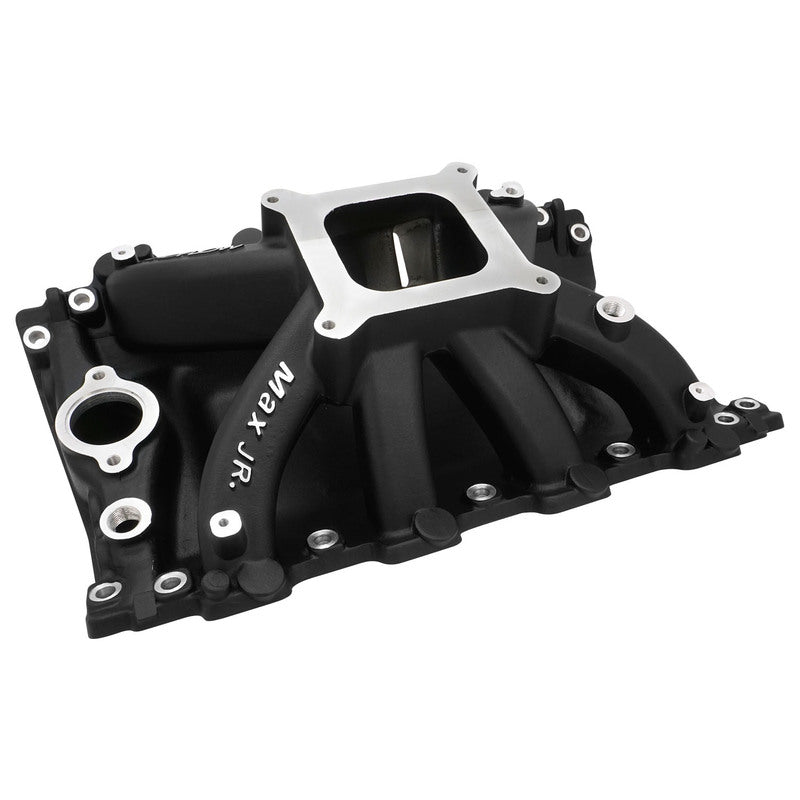 Proflow PFEM2894-BK Intake Manifold MaxJr Single Plane Square Bore Aluminium Black For Holden Commodore V8 VN Heads 253 304 308