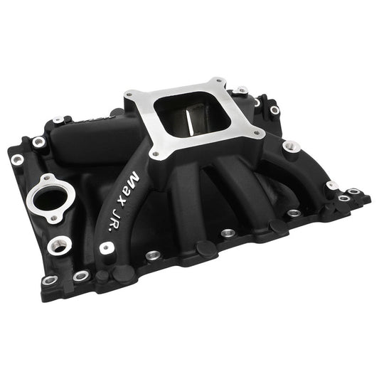 Proflow PFEM2894-BK Intake Manifold MaxJr Single Plane Square Bore Aluminium Black For Holden Commodore V8 VN Heads 253 304 308
