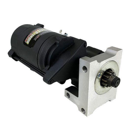 Proflow PFEPM9612 Starter Motor Power Torque Infini Clock Black Wrinkle Staggered SB & BB For Chevrolet V8 1.4kW 153/168T
