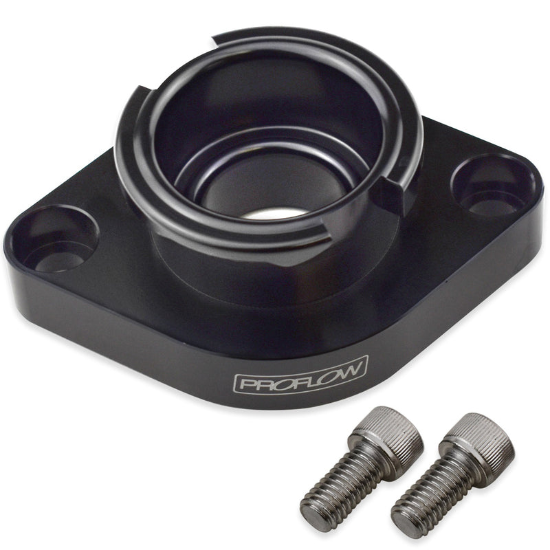 Proflow PFETH-63466BK Water Neck Billet Aluminium Black Radiator Cap Filler For Chevrolet
