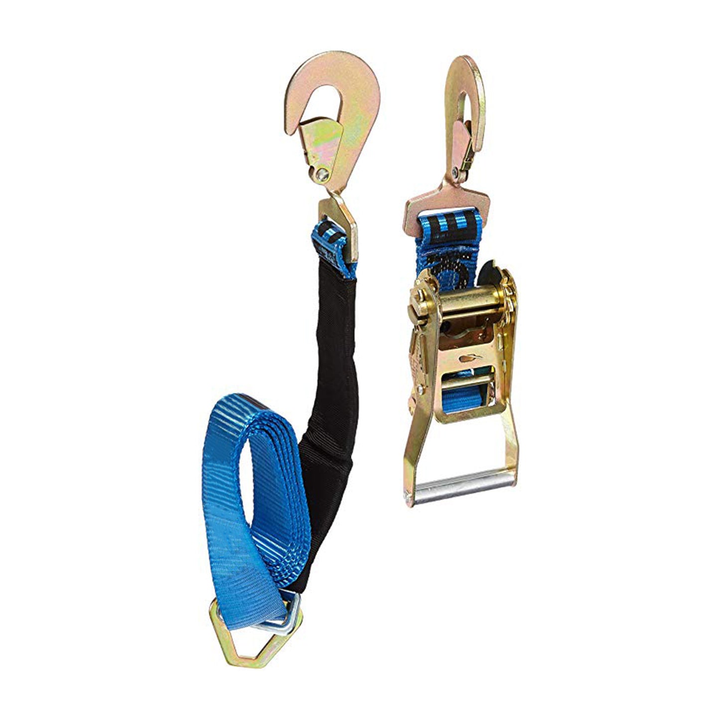 Proforce Safety PFS-3610 Proforce Tie Down Kit 10000lbs Combo Ratchet Axle Straps Adjustable Tie Back Straps 2 in. x 10 ft.