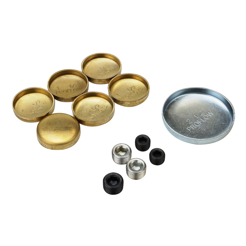 Proflow PFEWP-3818018 Freeze Welch plugs Brass For Ford 429 460 Kit