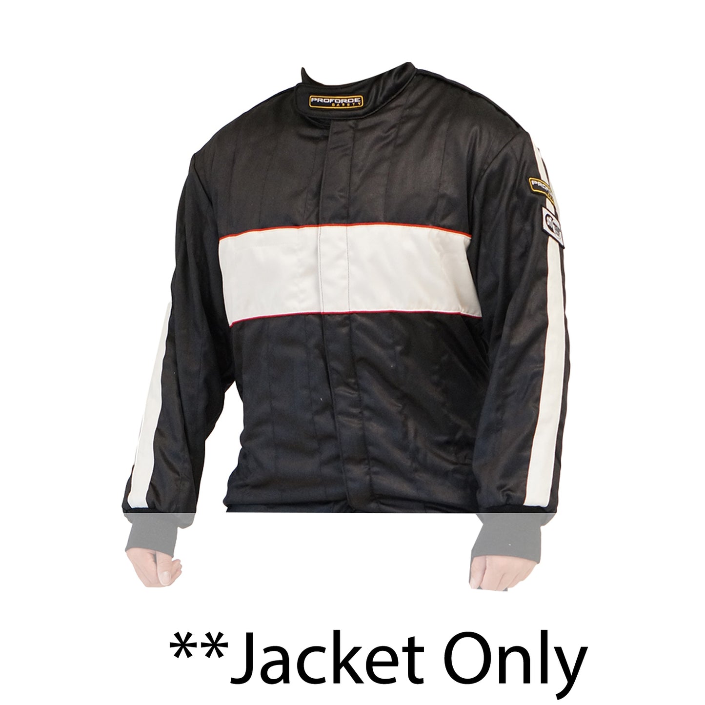 Proforce Safety PFS-4381-S-BU Proforce Racing Suit Jacket Single Layer Pyrovatex Fabric SFI 3.2A/1 Blue/White Stripe Each
