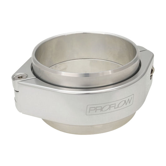 Proflow PFEWD500P Intercooler Boost Clamp Coupler 5.00'' Tubing Billet Aluminium Silver Anodised