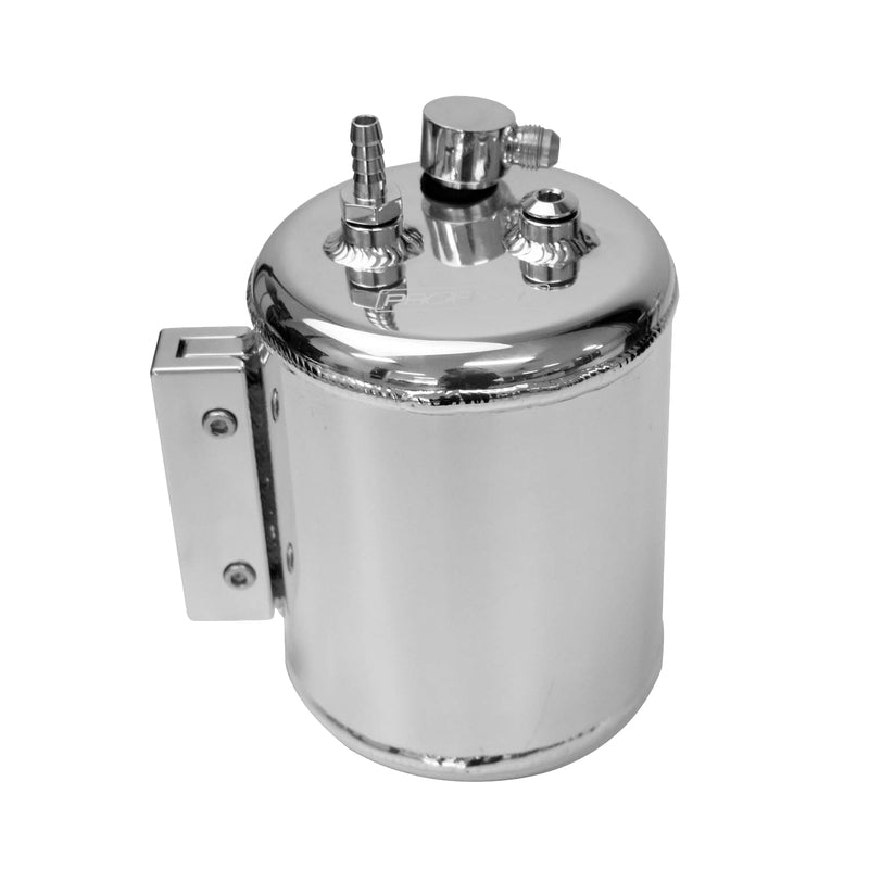 Proflow PFEVT500P Brake Vacuum Reservoir Tank Fabricated Aluminium 126mm Diameter Check Valve & Hardware Polished