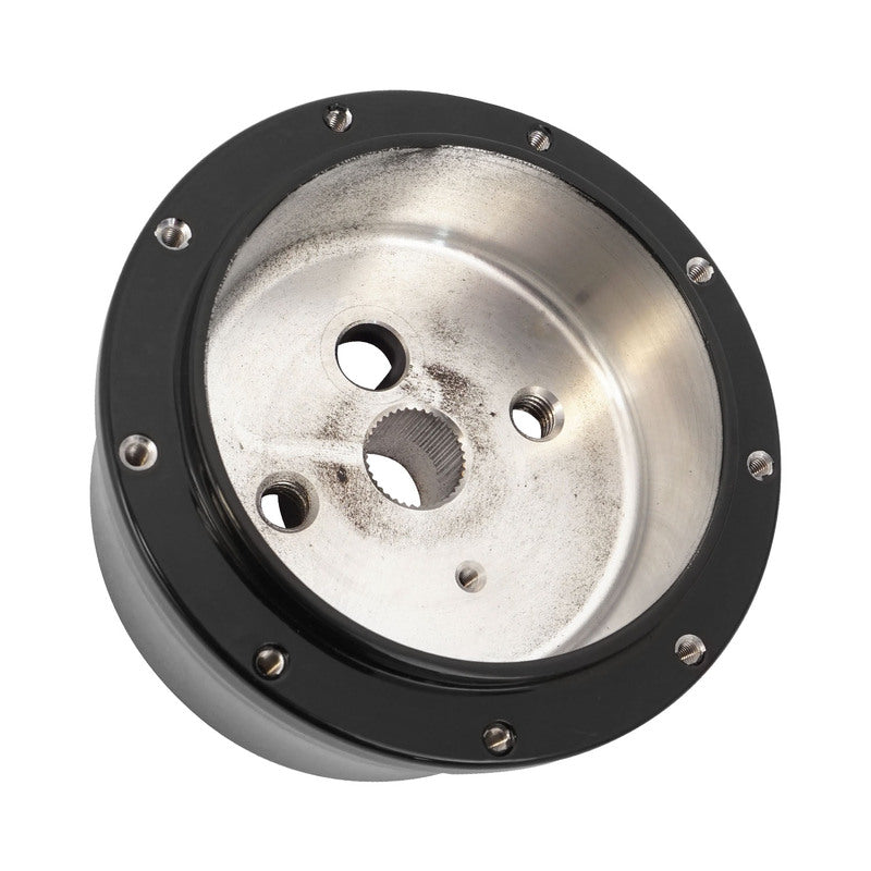 Proflow PFESTW-ADAP-BK Universal Black Billet Steering Wheel Adaptor Boss Kit 9 hole Suits 1967-94 GM Based Column Each
