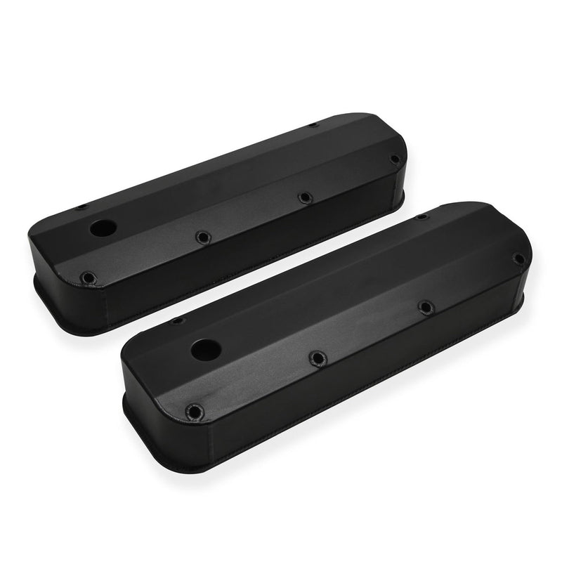 Proflow PFEVC-6355 Valve Covers Tall Fabricated Aluminum Black Powder Coated For Ford Big Block 429 460 Pair