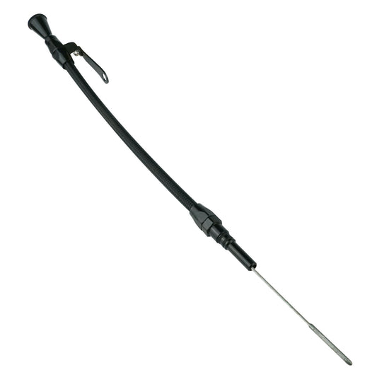 Proflow PFE-XED-5003 Engine Dipstick Braided Stainless Steel Black Billet Handle For Chevrolet Big Block