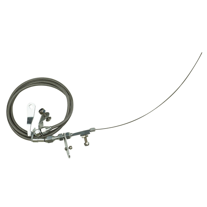 Proflow PFETCS6048 Automatic Transmission Braided Stainless Kickdown Kit Carburettor For Ford C-6 Kit,