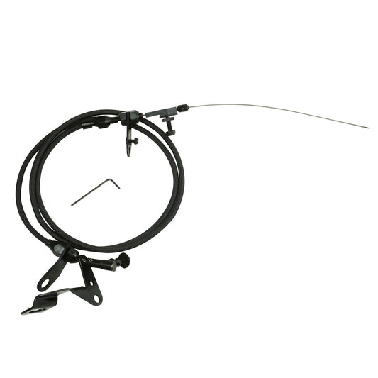 Proflow PFETCS6056-BK Automatic Transmission Black Braided Stainless Kickdown Kit Carburettor For Chrysler 727 Kit,