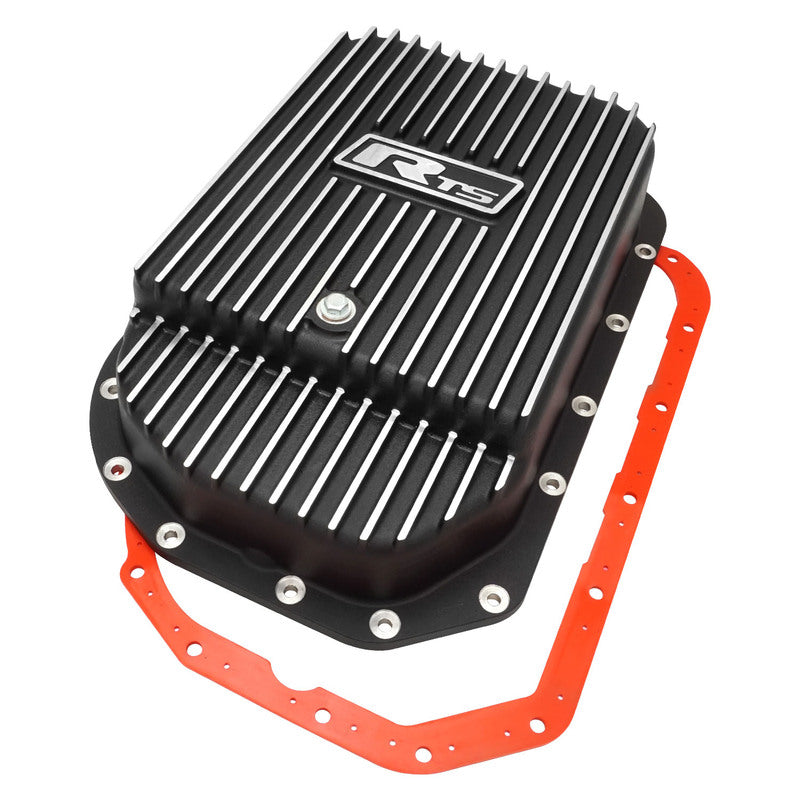 RTS RTS20850 Transmission Pan Deep Aluminium Finned Black Powdercoat GM Chev Holden 4L80E 4L85E Kit