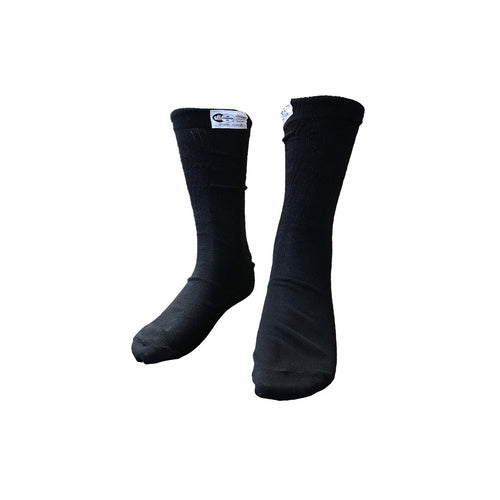 Proforce Safety PFS-4140-MBK Proforce Fire Retardant Socks SFI 3.3 & FIA Rated Nomex Black Mens Medium Pair