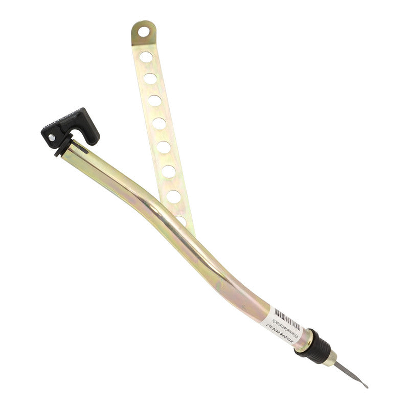 RTS RTS-DPS-8410-2LT Transmission Dipstick and tube ,Trick Loc ,Steel/Plastic lock Black,GM Powerglide Shortly Long Tab Mounts Case or block bolt Each