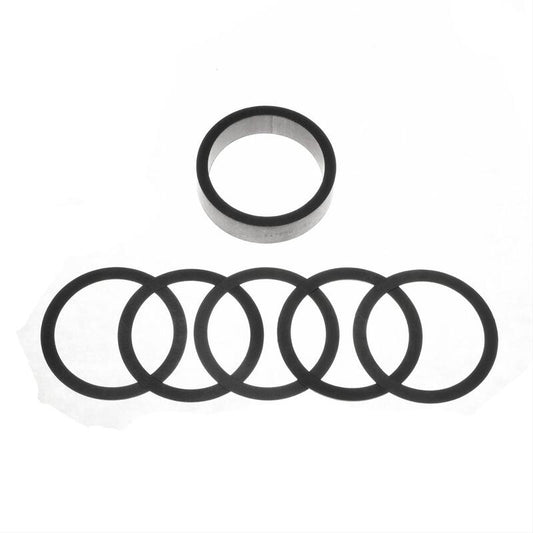 RTS RTS-BSFORD9 Pinion Bearing Spacer 9 Inch Ford Solid Adjustable Shim Spacer 1.37 in. ID 1.69 in. OD Black Oxide Kit