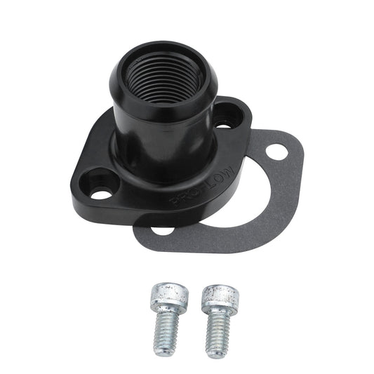 Proflow PFETH-818BK Billet Aluminium Top Water Neck Housing For Nissan & Holden RB30 Black