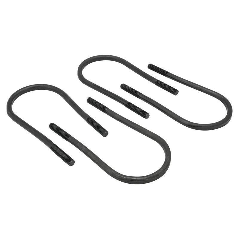 RTS RTS-4363 OE Stepped U Bolt Leaf Spring With Flanged Cone Nuts Oem XA XB GT Tramp Rods Or Aftermarket 3in Tube Diff Housing Set Of 4