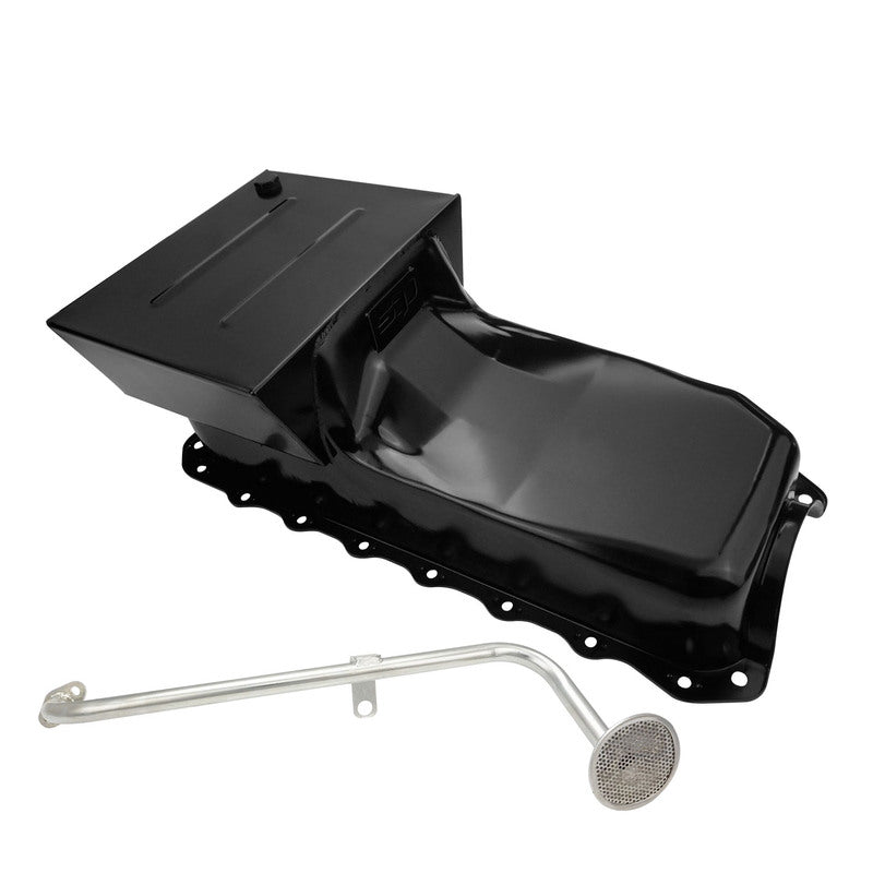 RTS RTS-2101KIT Oil Pan For Holden V8 253-308 355 Stroker Steel Black 6.5 LT Capacity Holden HQ-WB Torana LH-LX Includes Matching -3318 Pick Up Kit