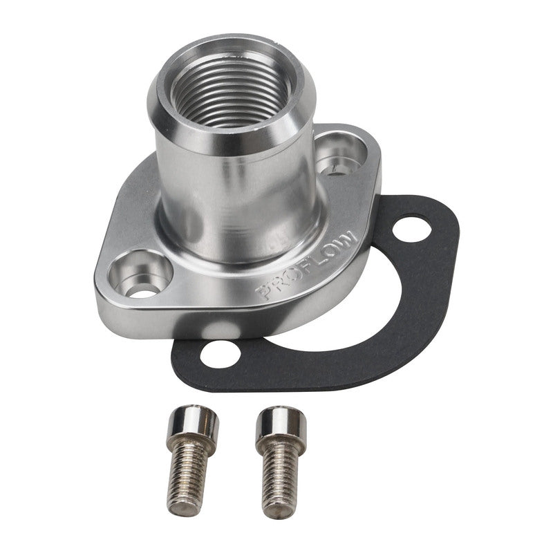 Proflow PFETH-818S Billet Aluminium Top Water Neck Housing For Nissan & Holden RB30 Silver