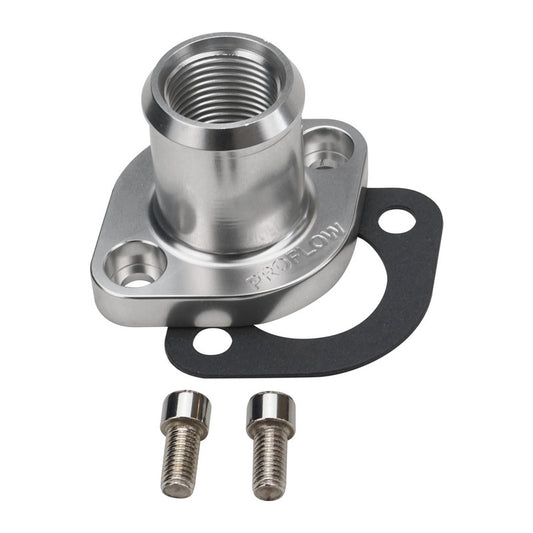 Proflow PFETH-818S Billet Aluminium Top Water Neck Housing For Nissan & Holden RB30 Silver