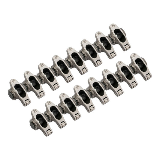 Proflow PFERRK-3005 Pro Stainless Series Narrow Body Roller Rockers SB Chev 1.5 Ratio 7/16" Heat Treated 8620 Stainless Body Set